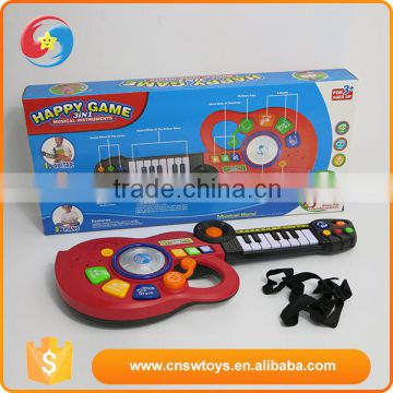 Children happy game plastic guitar musical instrument toy