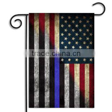 New polyester American line garden flag