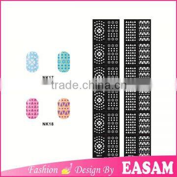 New arrival Factory direct sell diecut nail art stencil sticker