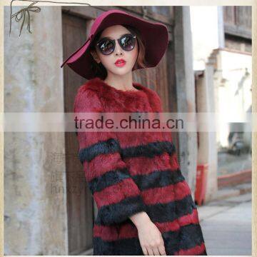 2015 New Products Made In China Best Real Rex Rabbit Fur Coat