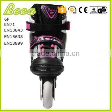 Guangdong Factory Manufacture Metal Chassis Flashing Pink Roller Skates Shoes photo-3