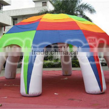 Inflatable gaint colorful advertising tent for outdoor