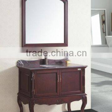 2013 Hot sell European Antique Solid Wood Bathroom Vanity 813