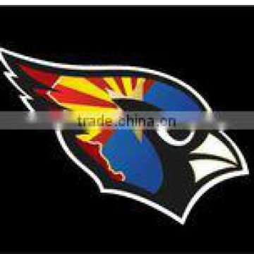 Arizona Cardinals With Flag Logo License Plate