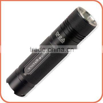 Small stature longer working time 18650 rechargeable battery EDC in led flashlight for Garageman