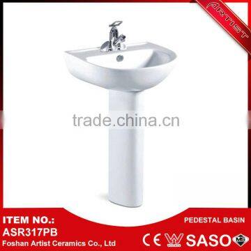 China Supplier 2016 Fashion rectangular wash basin and cheap pedstal basin