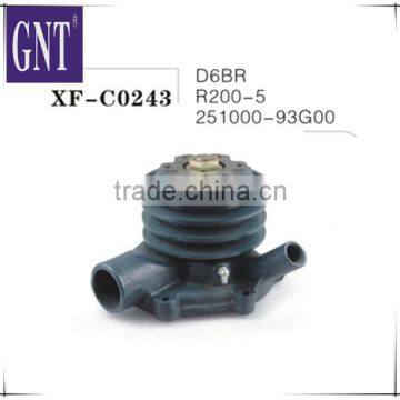 excavator cooling parts R200-5 D6BR water pump