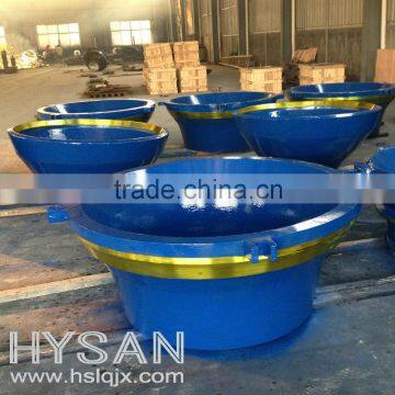 High Manganese Bowl Liner for Cone Crusher Wear Resistant Parts