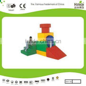 Combination Type of Train Model -Children High Density Soft Play Sponge Blocks for Kids Play Center