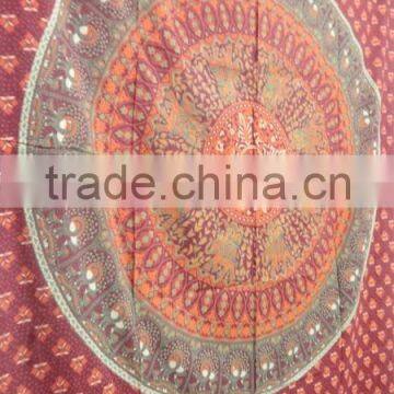 RT-615 Indian Mandala Hand Block Printed Bedspread Printed Cotton Bed Cover Manufacture Exporter and Supplier From Jaipur photo-3