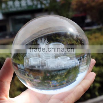 christmas decoration crystal glass ball HYCB-01