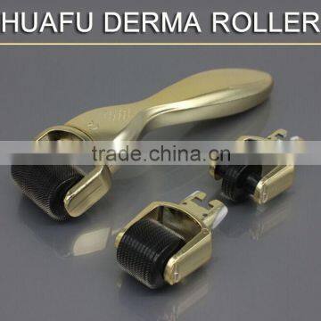 Huafu 2016! OEM factory wholesale changeable needles kit gold derma roller