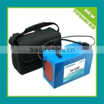 Topband Long Lifespan 12V Battery Pack for Car / Golf Trolley / Solar System / LED