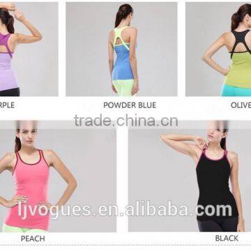 cheap women spandex sports bra breathable running vest sportswear seamless yoga bra