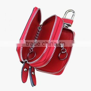 Hot selling leather car key bag for Toyota Hyundai Kia