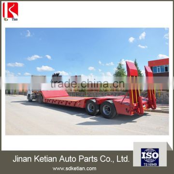 3 Axles Gooseneck Low Bed Semi-trailer with Ladder