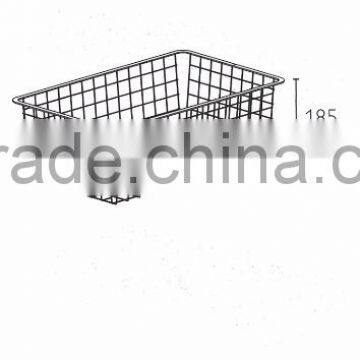Easy to Assemble Combinable Metal Pull Out Wire Basket photo-6