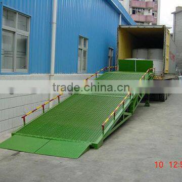 CE-approved warehouse dock ramp with manual operation