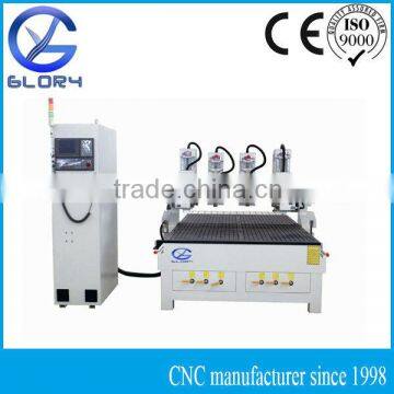 Rotary Spindle Four Head/Spindle CNC Router