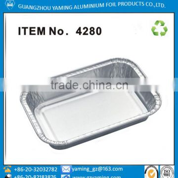 electric airline meal box aluminium foil airline casserole