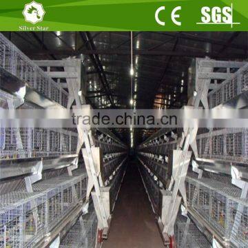 Full automatic galvanized wire cage layer chicken cage