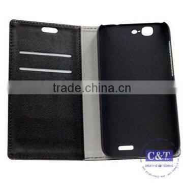 C&T 2015 Stylish New Arrial Book Type Leather Flip Case for Huawei Ascend g7 photo-6