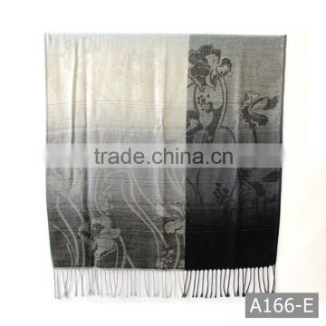 A166-E Buy wholesale direct from china 100% Acrylic Fashionable Long fabric ladys jacquard scarf