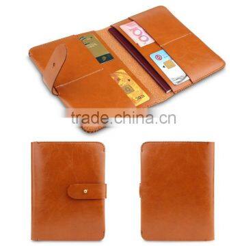 Elegant Protective Soft Leather Passport Cover holder with safe microfiber interior                        
                                                Quality Choice