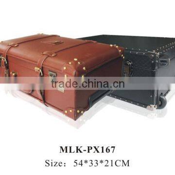 Fashionable and High Quality Leather Luggage Suitcase