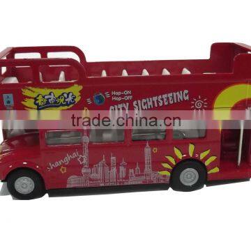 custom zinc alloy metal tour bus toy model