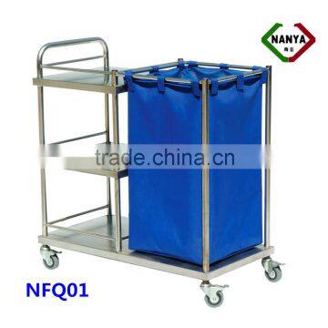 HOT STYLE!!! NFQ01 Metal Hospital Linen Carts,hospital linen trolley