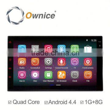 7" Ownice Quad core Android 4.4 and android 5.1 double 2 din universal Car DVD Audio with Wifi