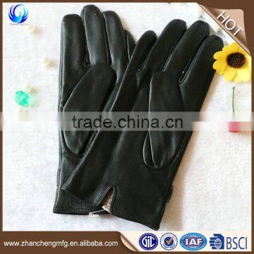 Men Winter Sheepskin Leather Gloves With Low Price photo-3