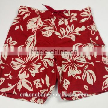 mens famous brand beach shorts made in china using sublimation printing fabric