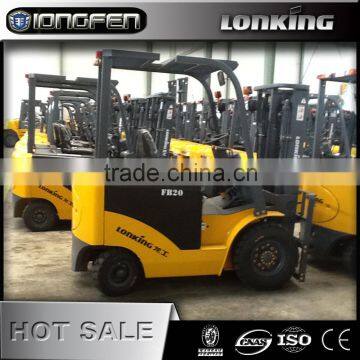 LG25B china Lonking electric forklift 2.5 ton