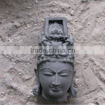 Stone Surya Head