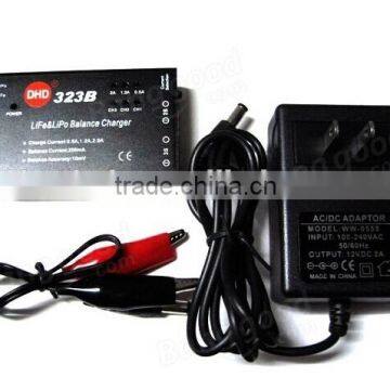 DHD 323B Intelligent Balance Charger for 2-3s Lipo With Power Supply