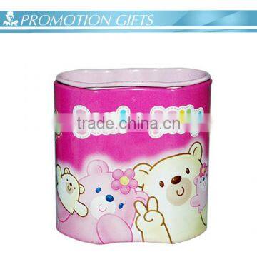 Funny bear cartoon manual pencil sharpener for kids