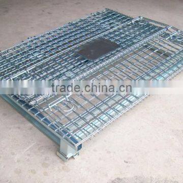 RH-C-E01 Heavy Duty Warehouse Storage Cage,Folding Steel Wire Mesh Cage photo-5