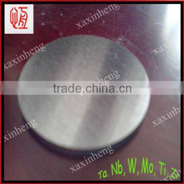 high purity tungsten W1 sputtering target