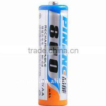 AA 800mAh Rechargeable Ni-Cd Battery