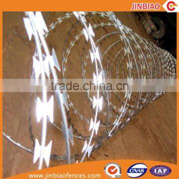 low price galvanized stainless steel blade barbed wire