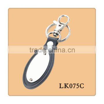 Top fashion magic doctor logo laser leather keychain