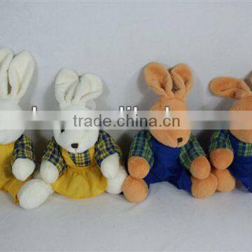 Cute plush animal easter rabbit