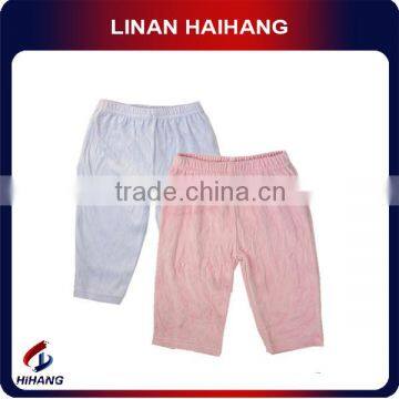 Pure color velvet comfortable baby pants