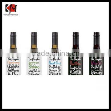 Vinly Wine Label Sticker Printing Removable Moiture-proof Wine Bottle Label photo-5