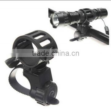 360 Bike Bicycle Flashlight Mount / bicycle light holder / Bicycle Flashlight Torch clip