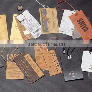 wholesell famous brand paper hang Tags For Clothing