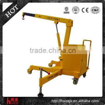 1-3Ton electric mobile counter balance floor crane for sale