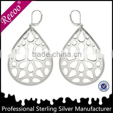 Heavy sterling silver 925 jewelry, ebay water drop silver earring